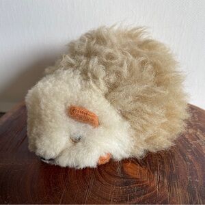 Hamster alpaca wool plush lovey fluffy fuzzy soft soothing handmade realistic